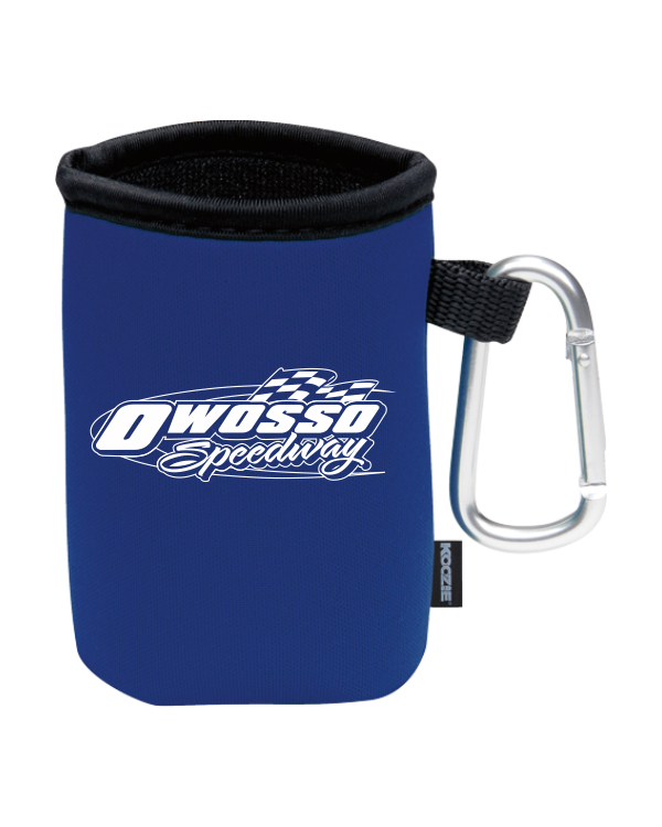 PR45822 Can Cooler w-caribiner Blue 600